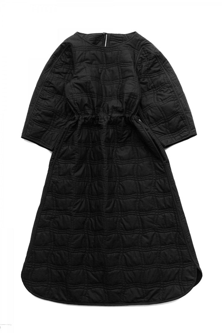 toogood - THE FARMER DRESS - QUILTED COTTON - FLINT