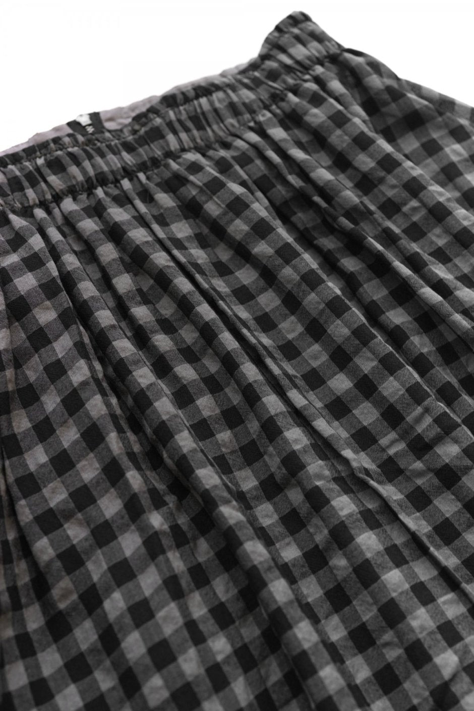 toogood - THE BELLRINGER SKIRT - WOOL COTTON CHECK - SMOKE