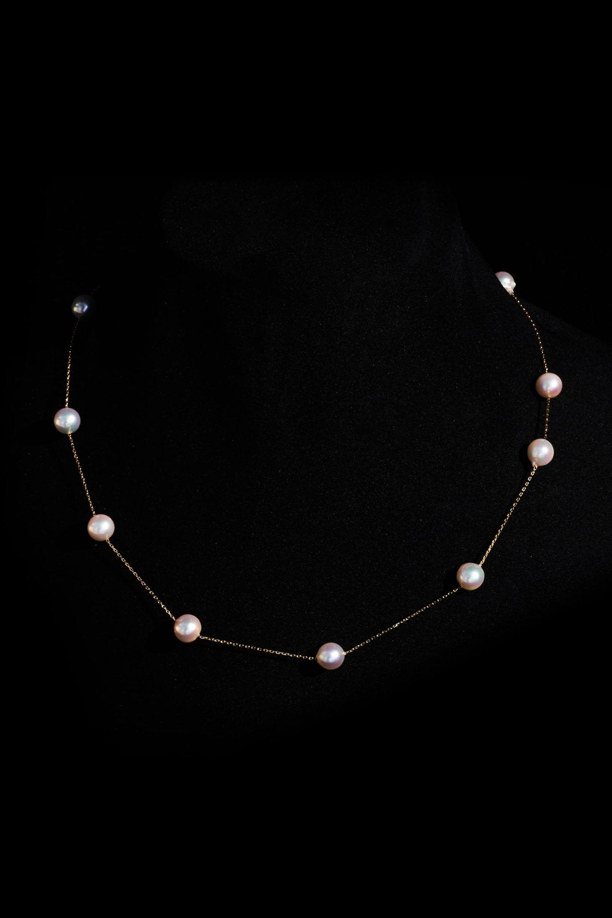 Mariko Tsuchiyama - Station pearl necklace - Akoya pearl