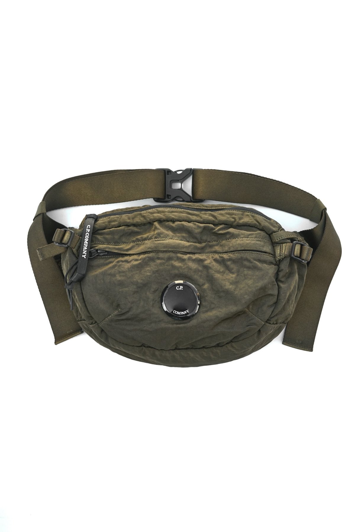 C.P. COMPANY - NYLON B CROSSBODY PACK - IVY GREEN