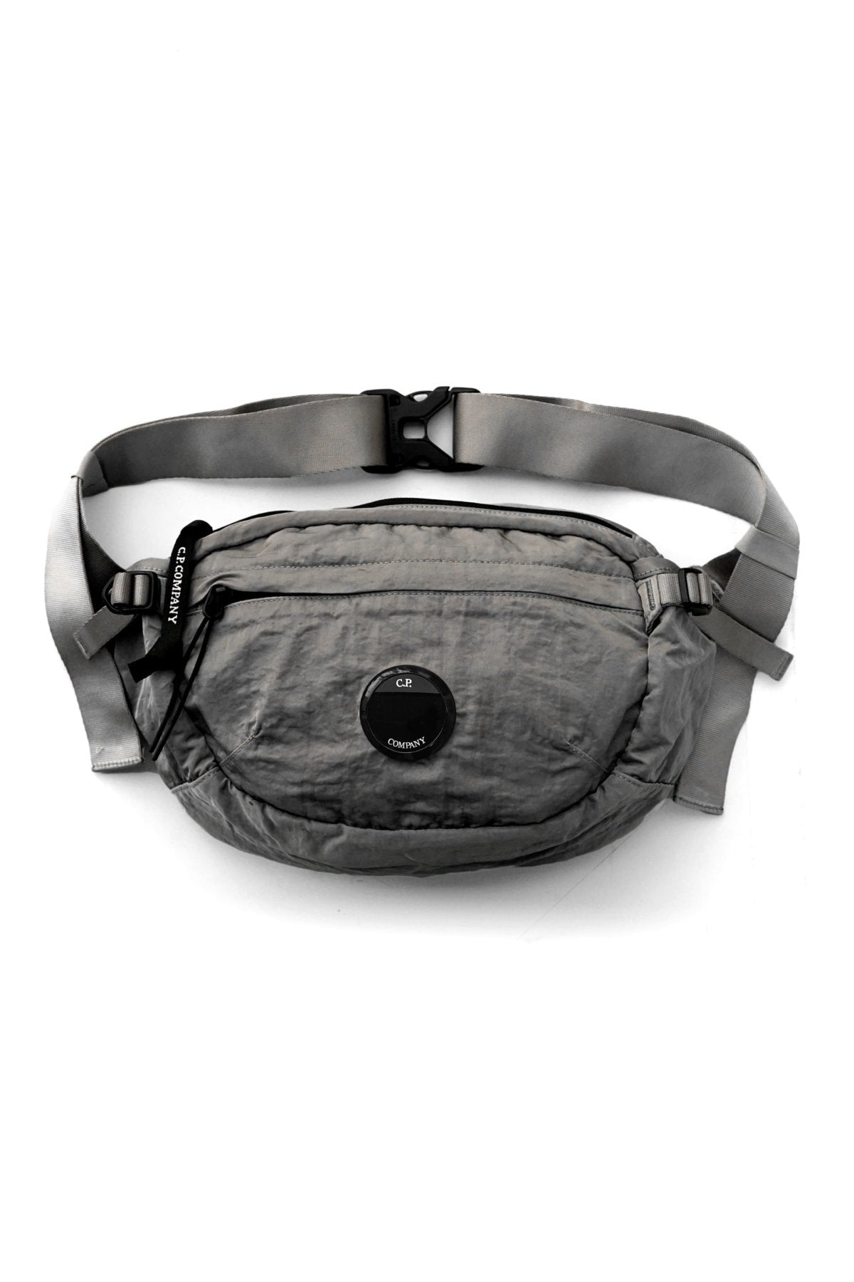 C.P. COMPANY - NYLON B CROSSBODY PACK - METAL GREY