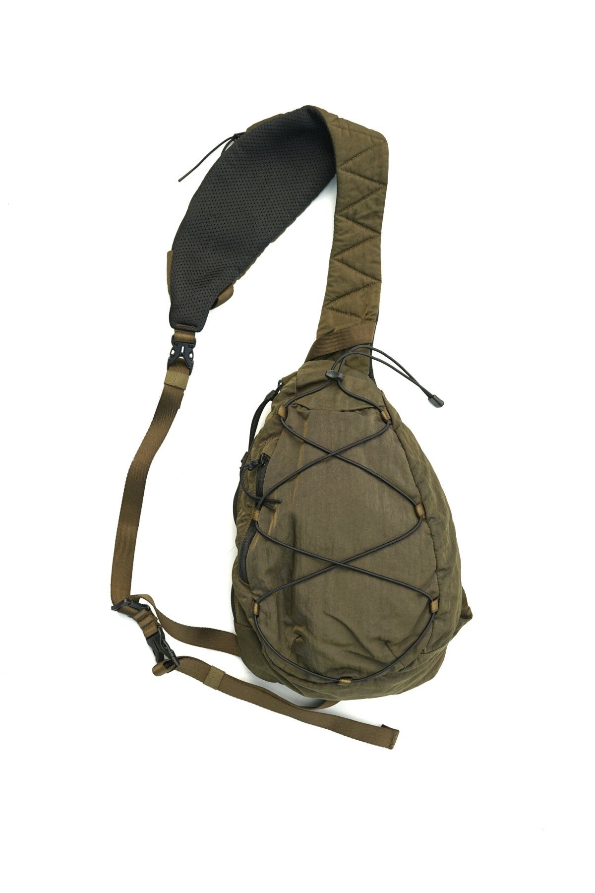 C.P. COMPANY - NYLON B CROSSBODY RUCKSACK - IVY GREEN