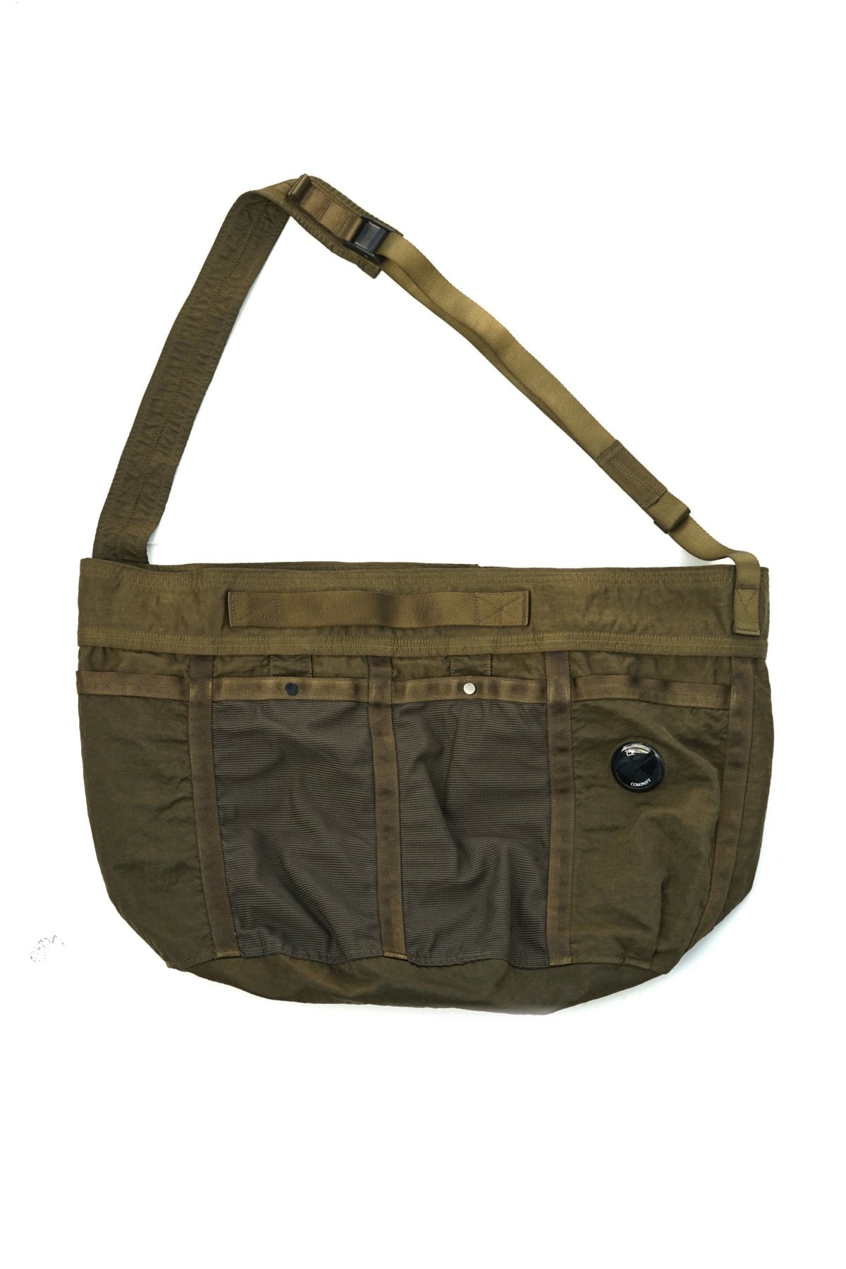 C.P. COMPANY - NYLON B MESSENGER BAG - IVY GREEN