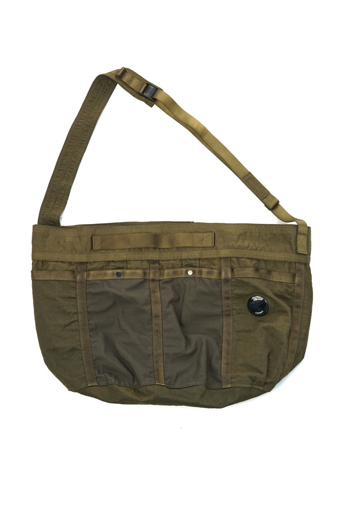 C.P. COMPANY - NYLON B MESSENGER BAG - IVY GREEN