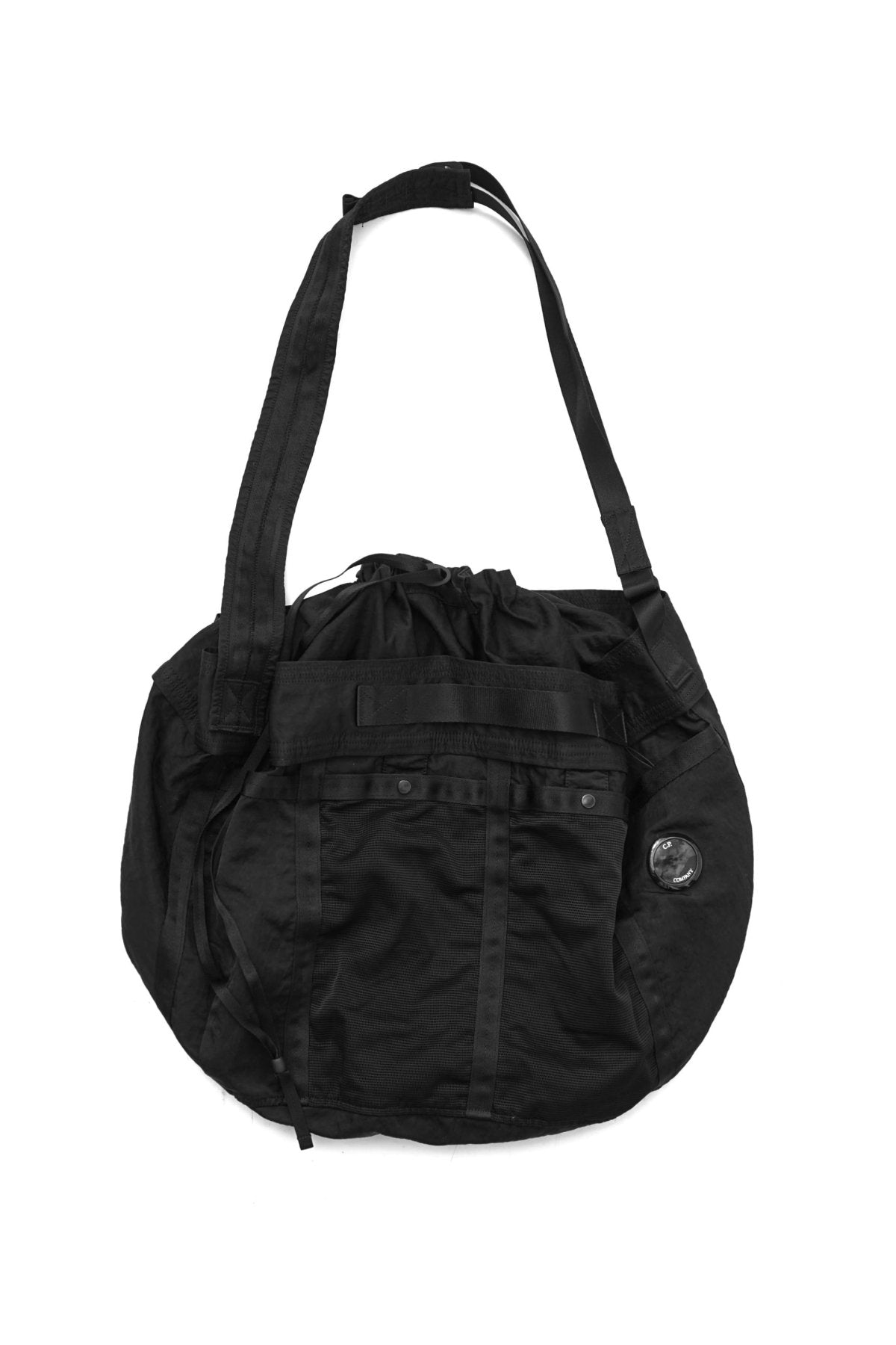 C.P. COMPANY - NYLON B MESSENGER BAG - BLACK