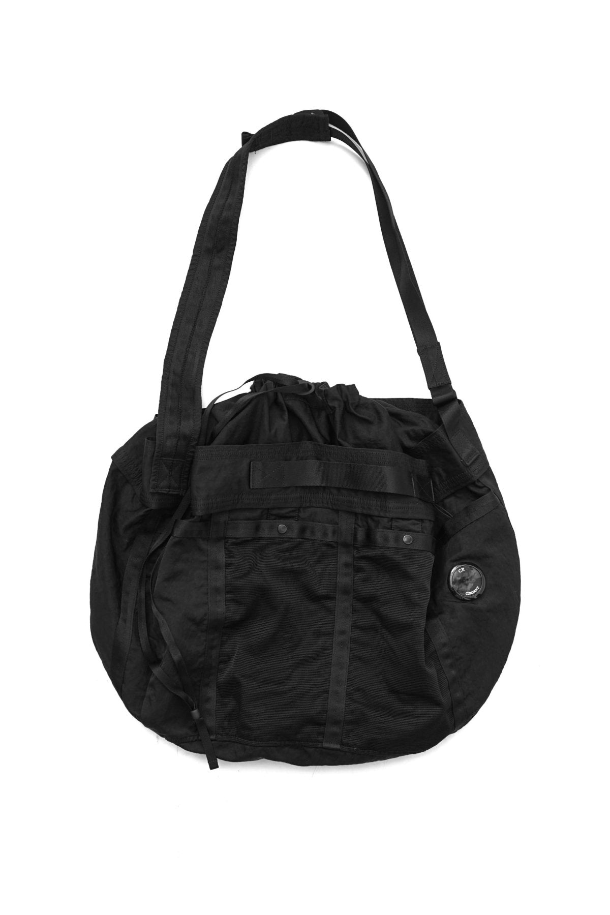 C.P. COMPANY - NYLON B MESSENGER BAG - BLACK