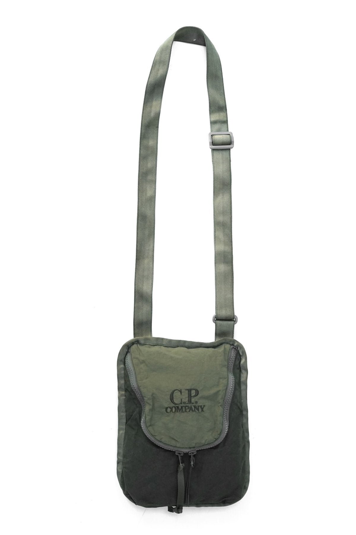 C.P. COMPANY - BA-TIC MIXED SHOULDER PACK - THYME