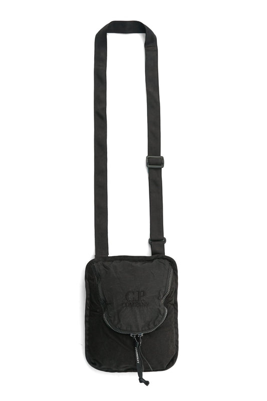 C.P. COMPANY - BA-TIC MIXED SHOULDER PACK - BLACK