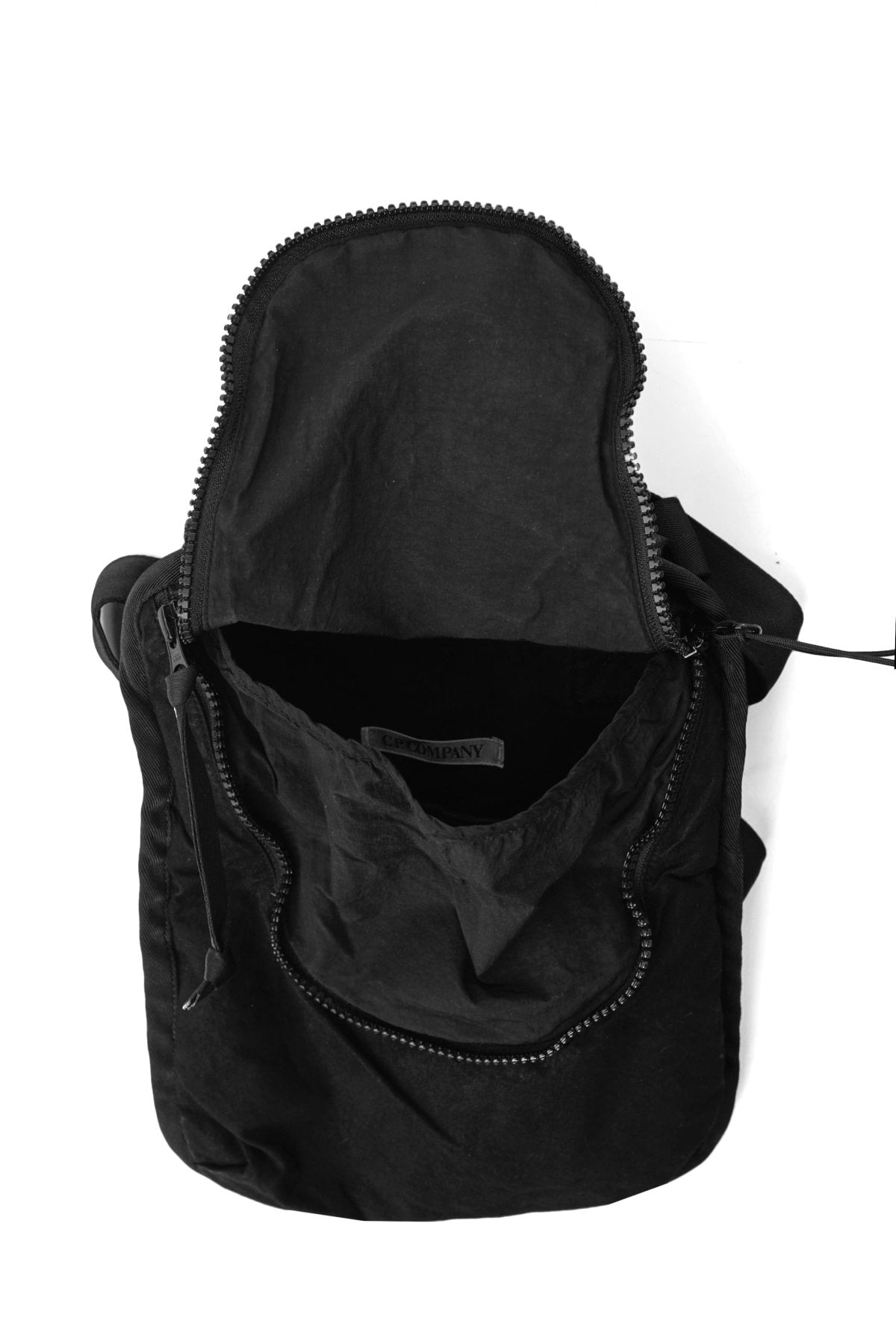 C.P. COMPANY - BA-TIC MIXED SHOULDER PACK - BLACK