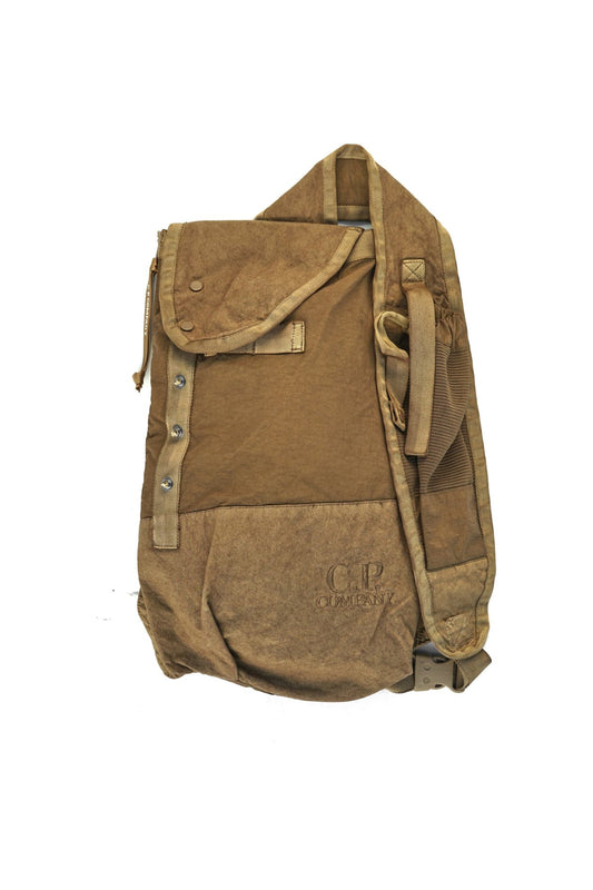 C.P. COMPANY - BA-TIC MIXED CROSSBODY RUCKSACK - CUMIN