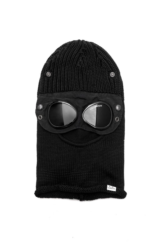 C.P. COMPANY - EXTRA FINE MERINO WOOL BALACLAVA - BLACK