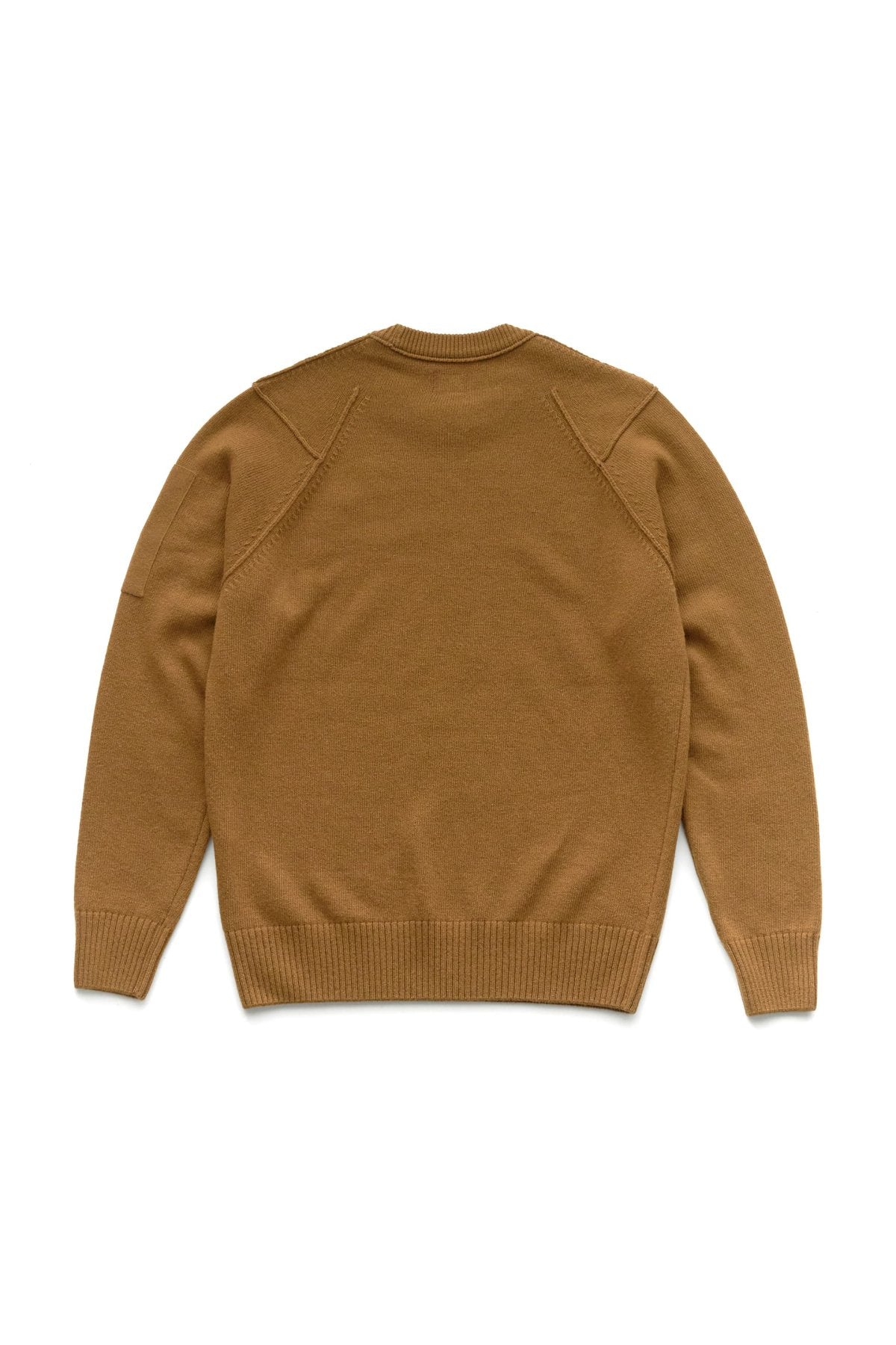 C.P. COMPANY - LAMBSWOOL JUMPER - BRONZE BROWN