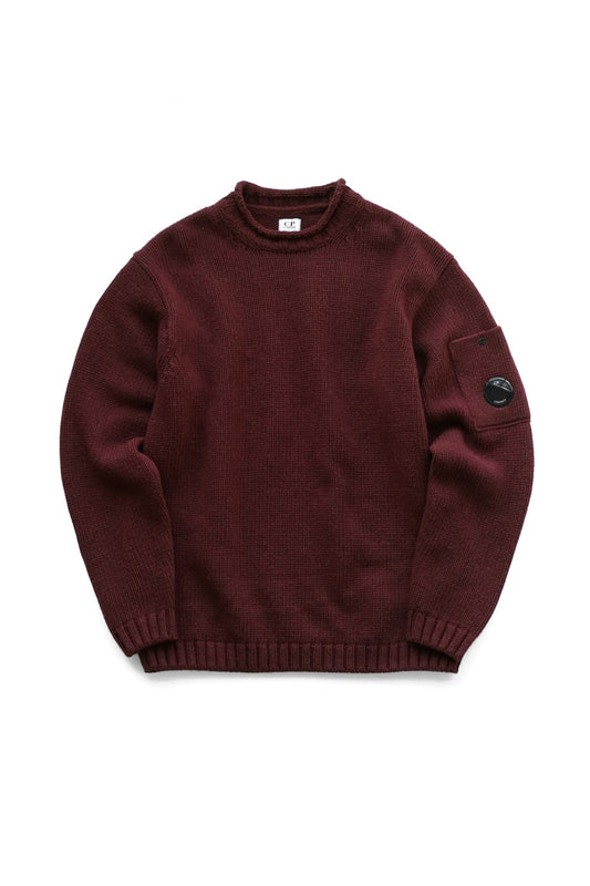 C.P. COMPANY - LAMBSWOOL SWEATER - PORT ROYAL