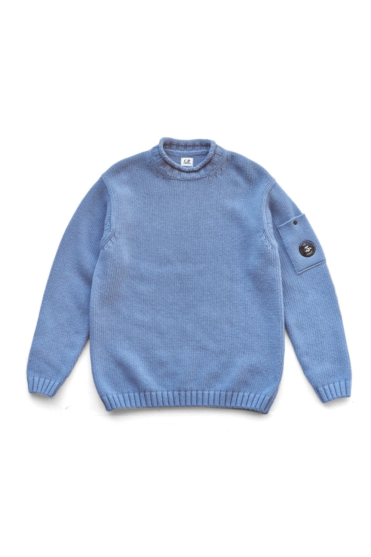 C.P. COMPANY - LAMBSWOOL SWEATER - INFINITY