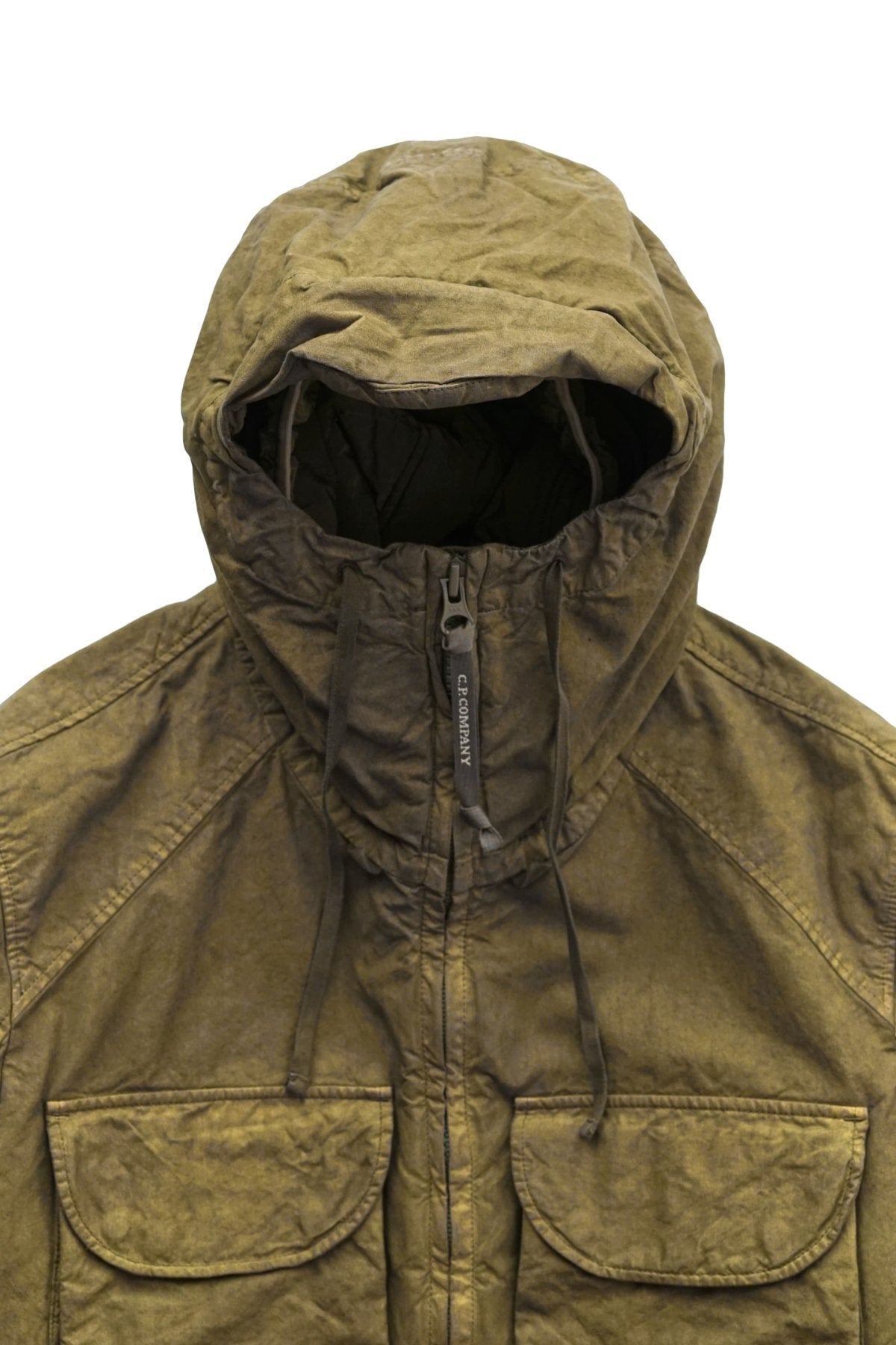 C.P. COMPANY - BA-TIC HOODED FIELD JACKET - CUMIN