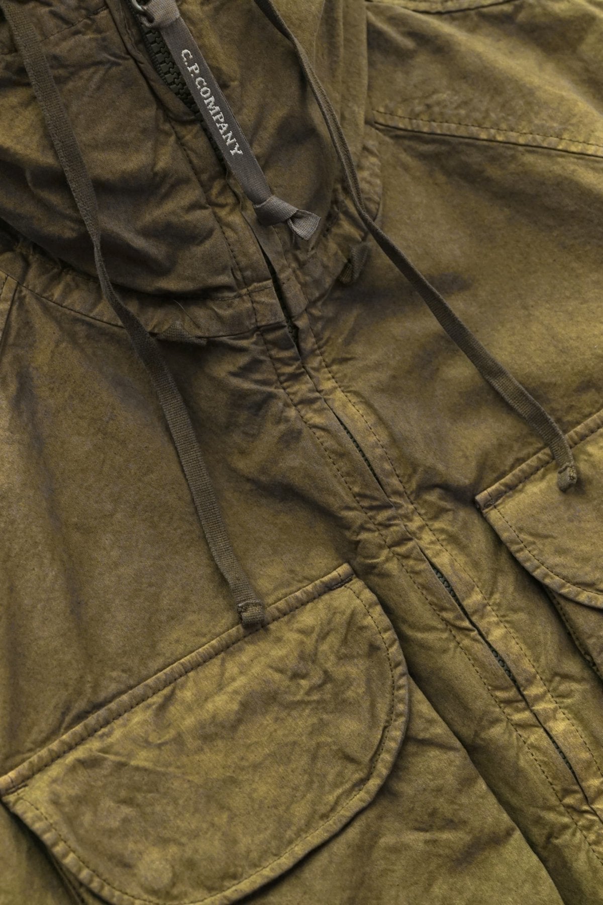 C.P. COMPANY - BA-TIC HOODED FIELD JACKET - CUMIN