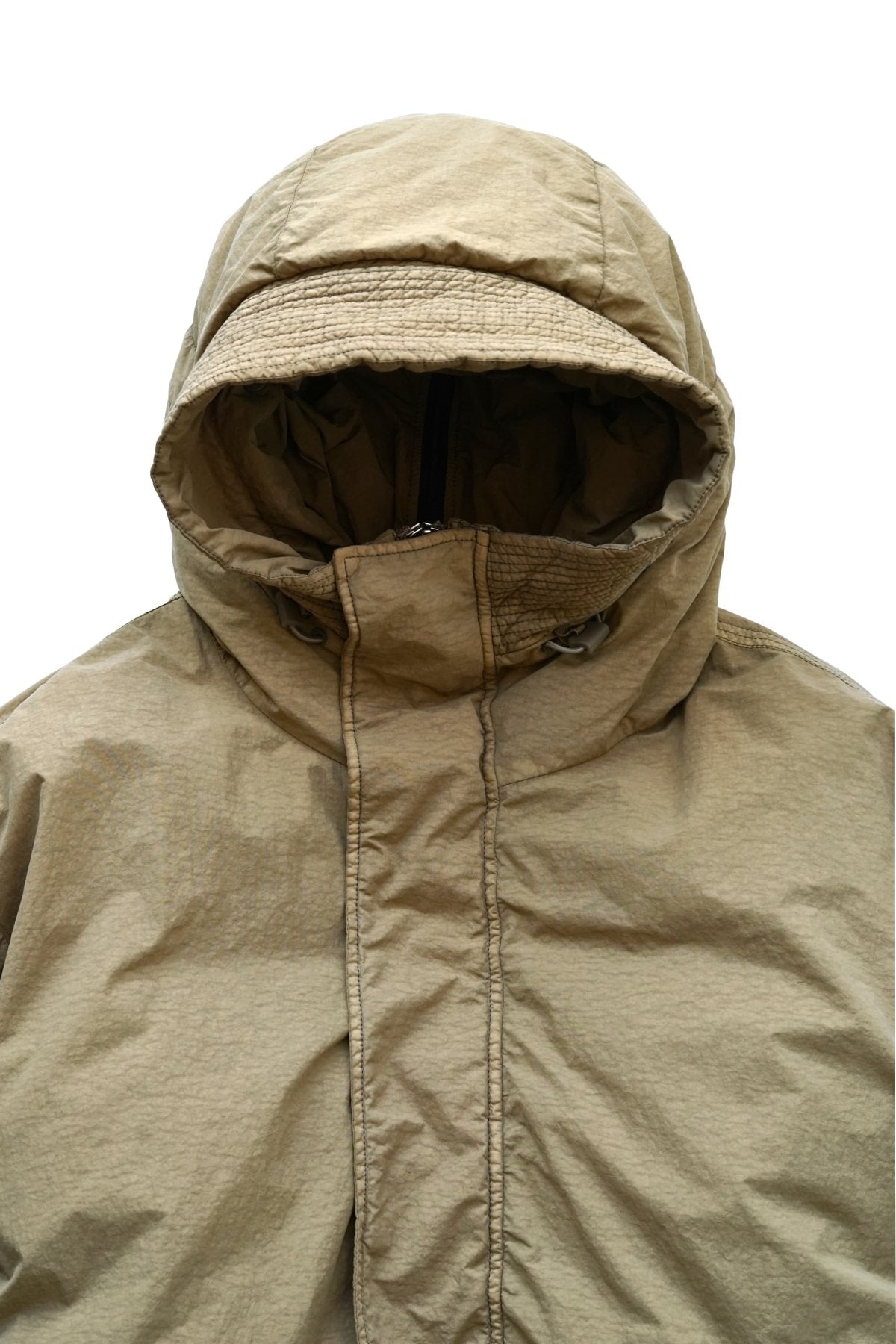 C.P. COMPANY - FLATT NYLON DOWN PARKA - CUMIN