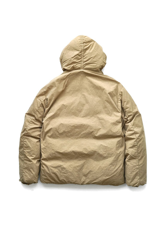 C.P. COMPANY - FLATT NYLON DOWN JACKET - CUMIN