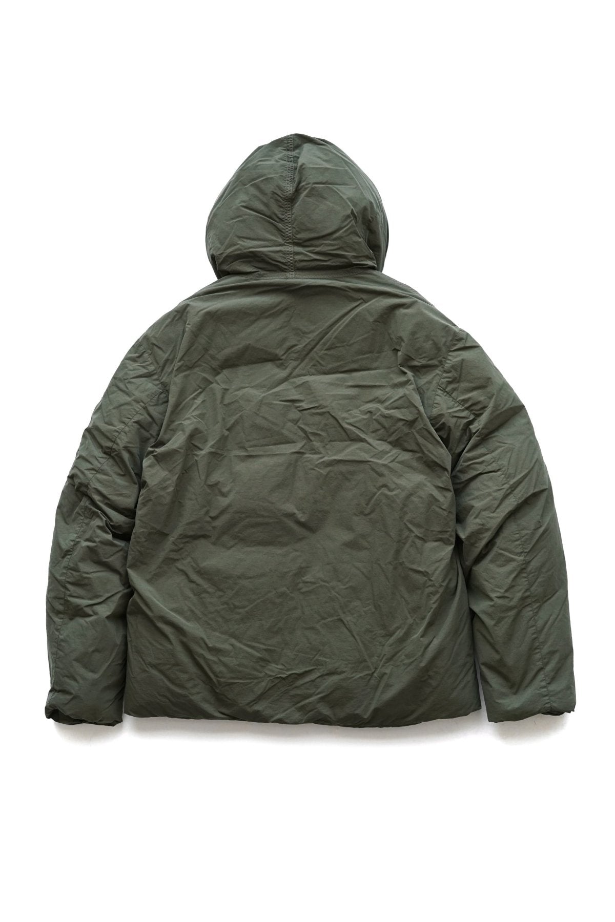 C.P. COMPANY - FLATT NYLON DOWN JACKET - IVY GREEN