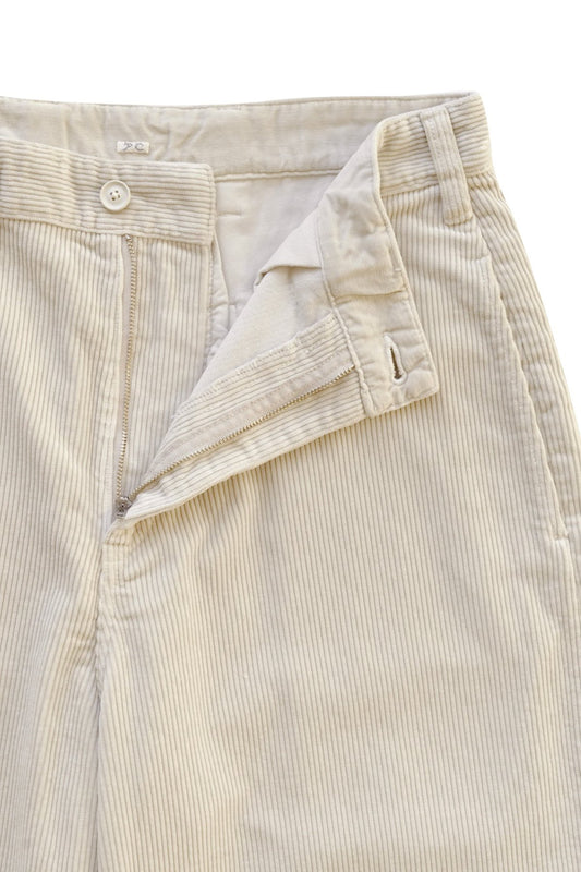 Porter Classic - CORDUROY MODIGLIANI PANTS - OFF WHITE