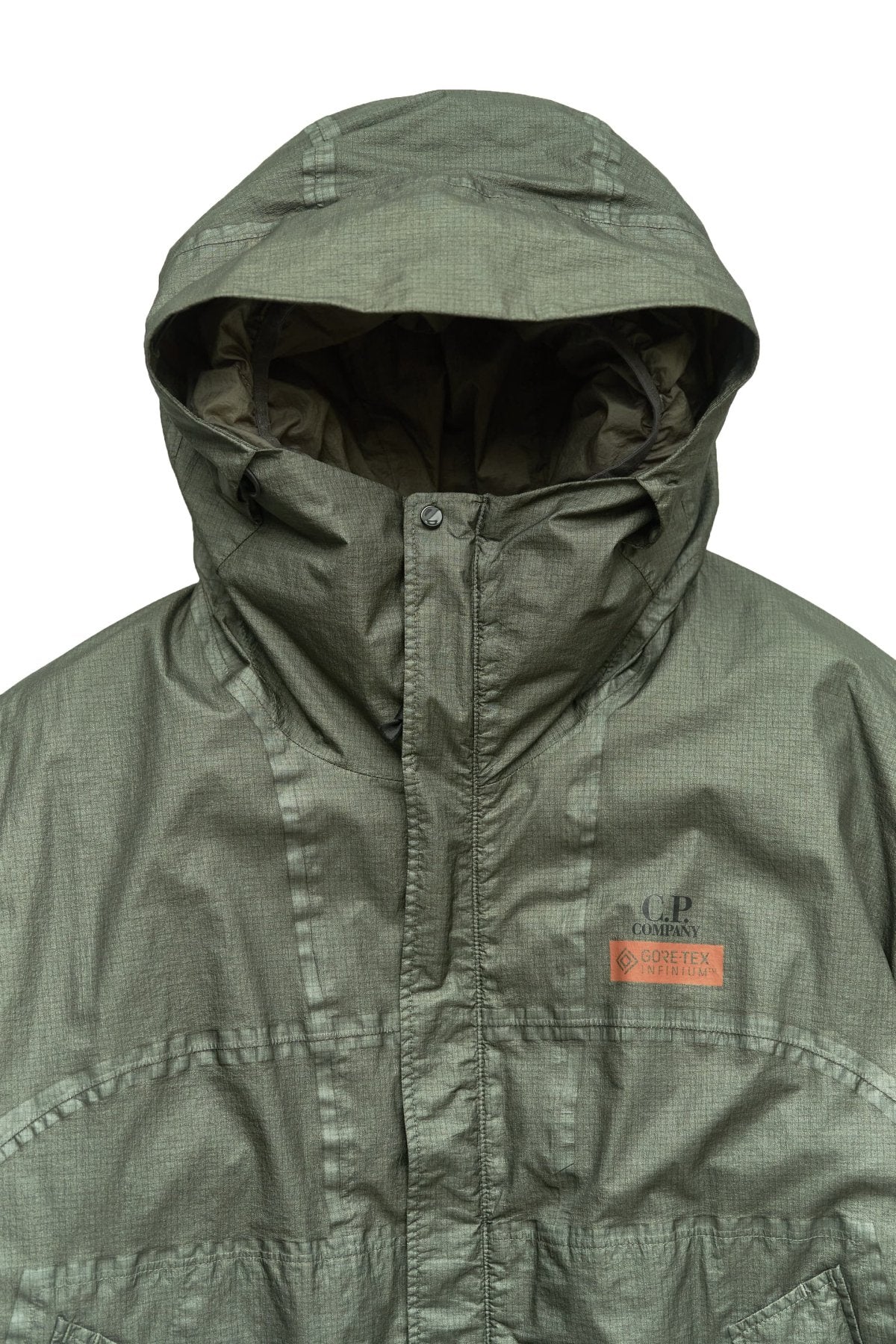 C.P. COMPANY - GORE G-TYPE HOODED JACKET - THYME