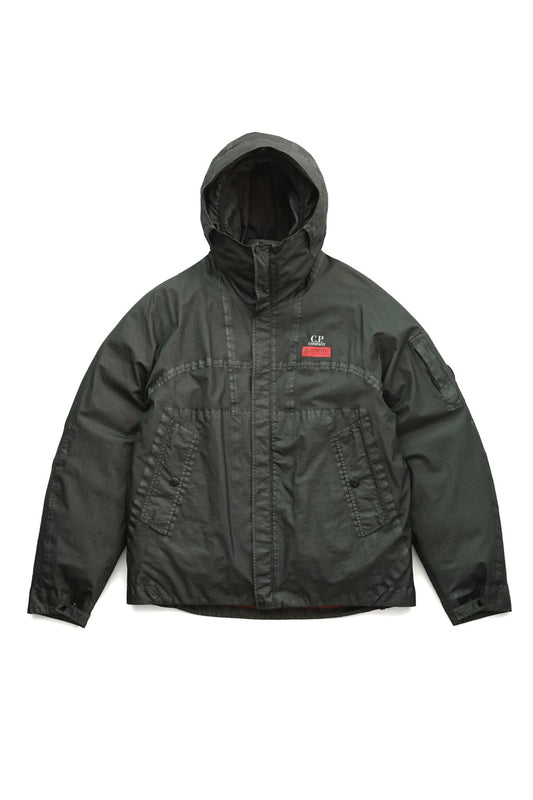 C.P. COMPANY - GORE G-TYPE HOODED JACKET - RAVEN GREY