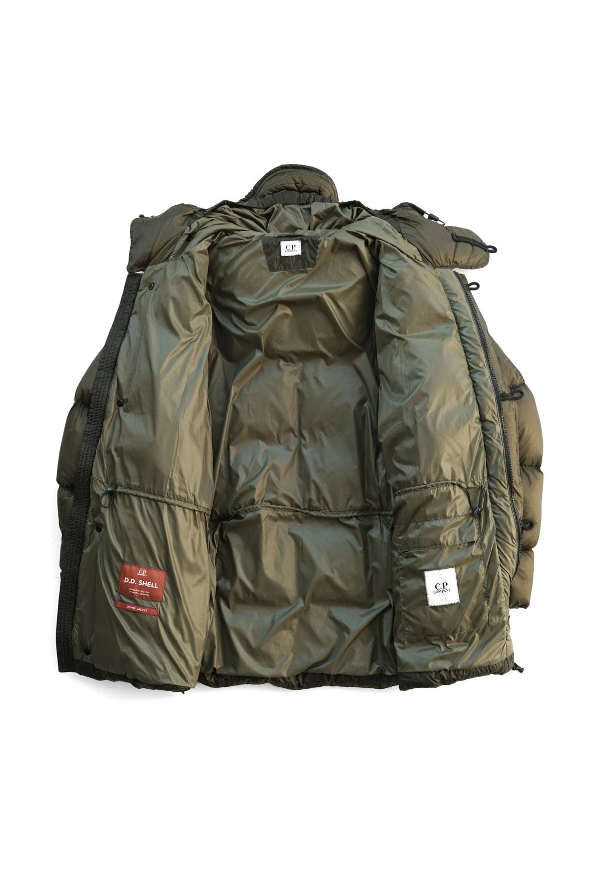 C.P. COMPANY - D.D.SHELL DOWN JACKET - IVY GREEN