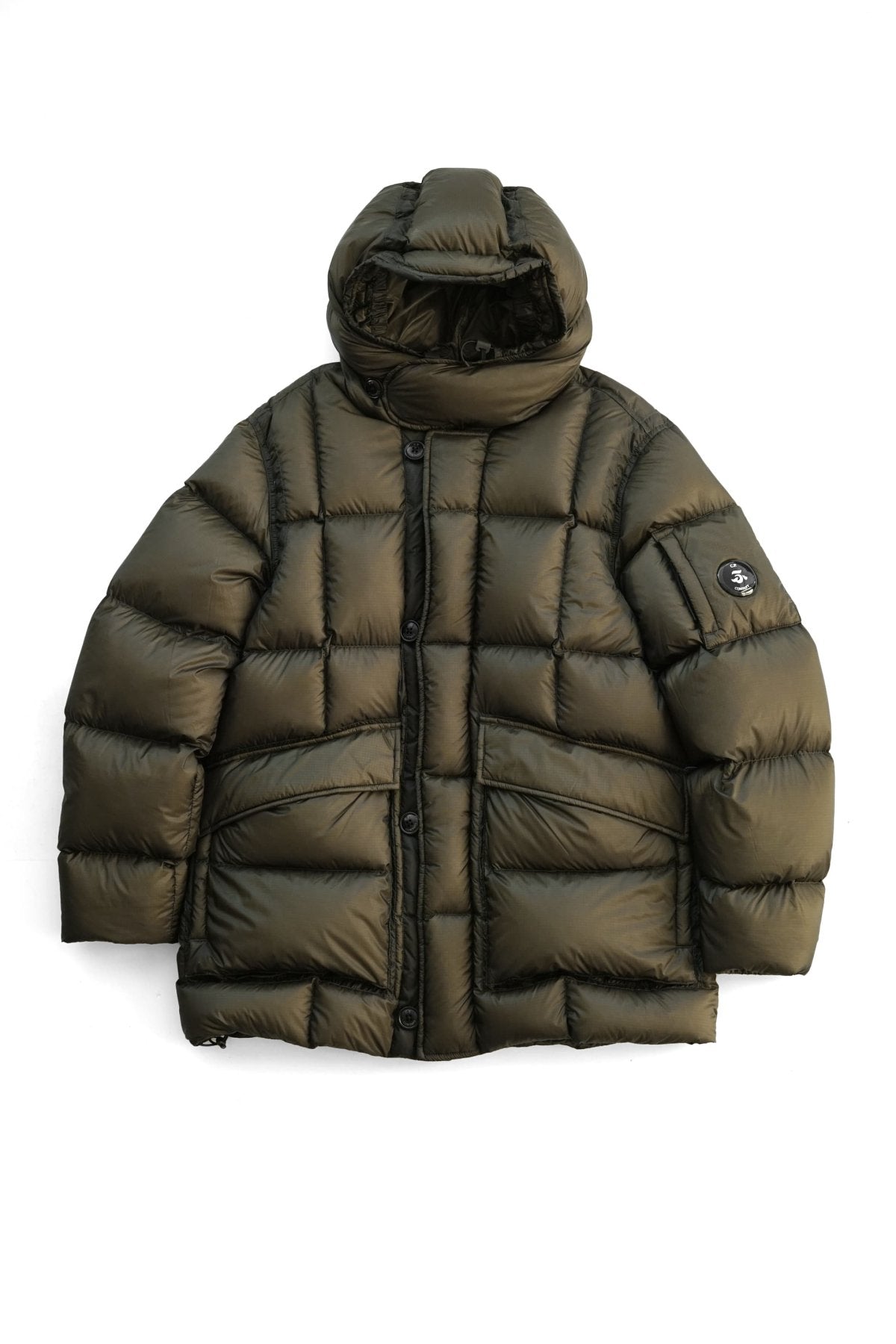 C.P. COMPANY - D.D.SHELL DOWN JACKET - IVY GREEN