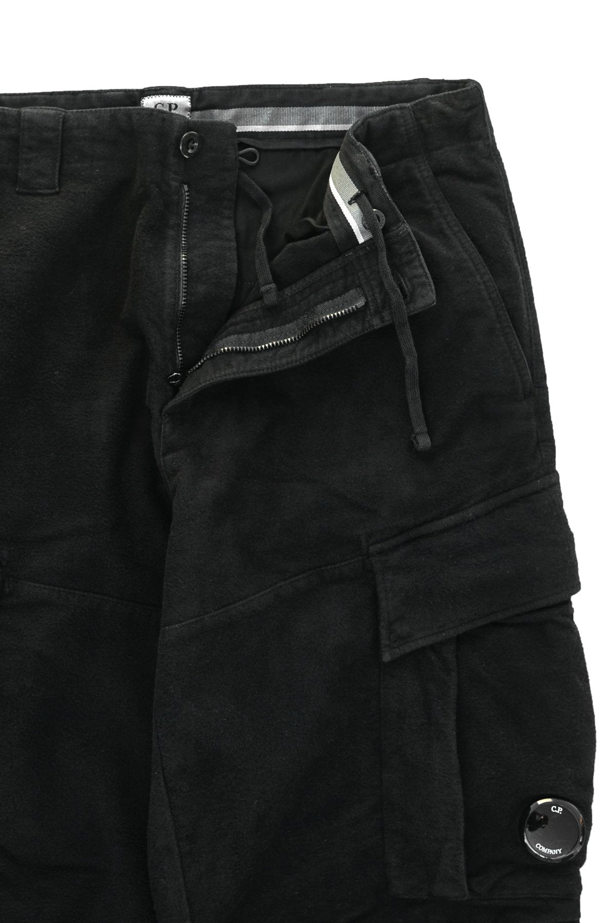 C.P. COMPANY - FUSTAGNO PANTS - BLACK