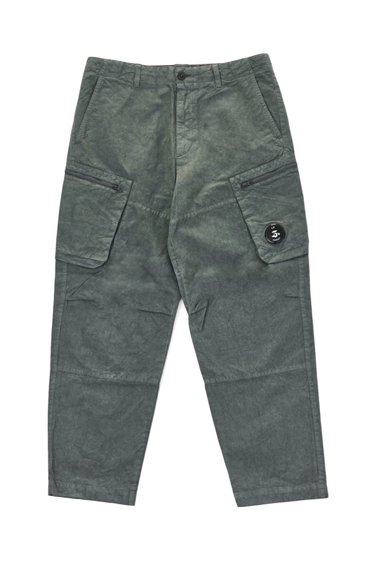 C.P. COMPANY - BA-TIC PANTS LOOSE FIT - THYME