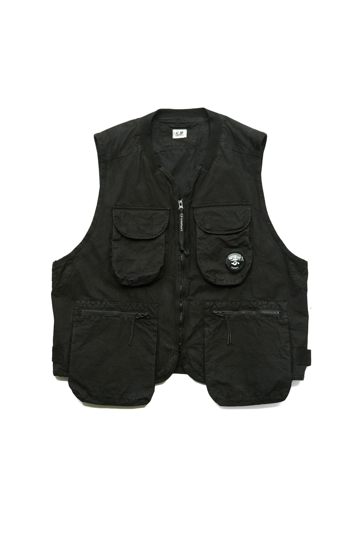 C.P. COMPANY - BA-TIC GILET - BLACK