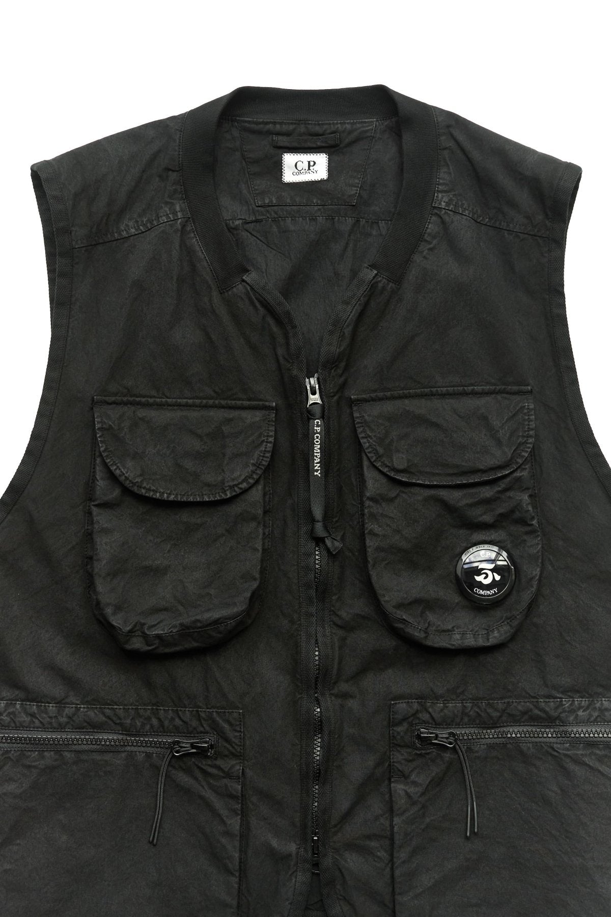 C.P. COMPANY - BA-TIC GILET - BLACK