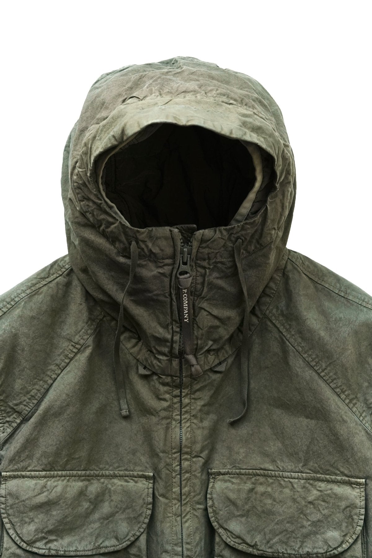 C.P. COMPANY - BA-TIC HOODED FIELD JACKET - THYME