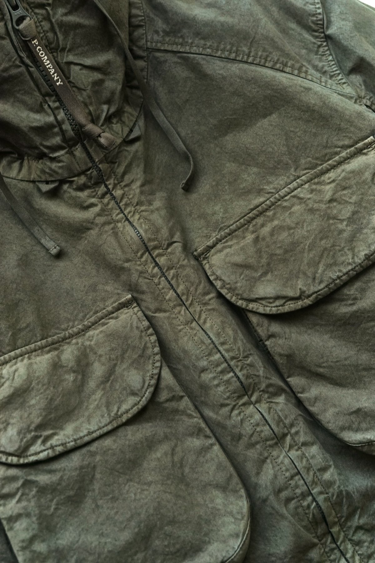 C.P. COMPANY - BA-TIC HOODED FIELD JACKET - THYME