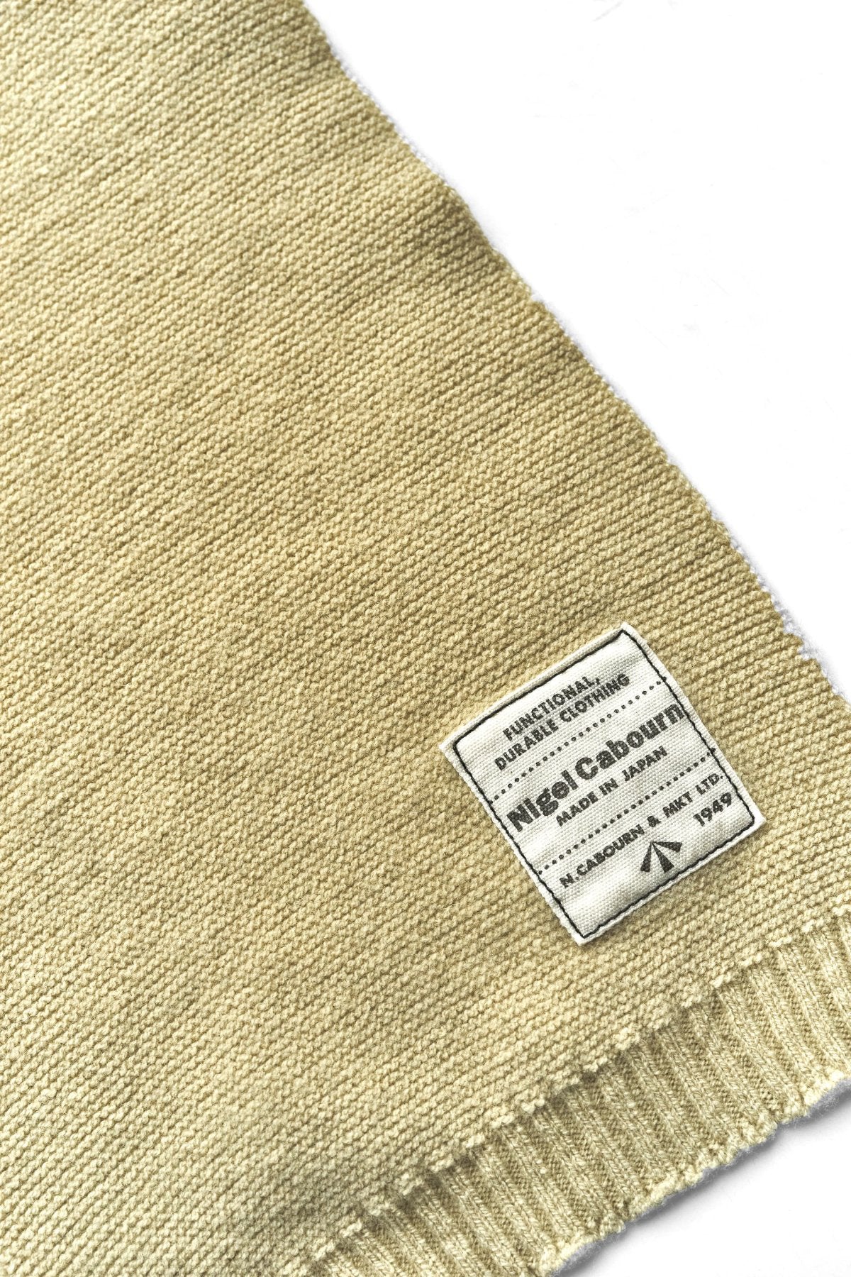 ◯ Nigel Cabourn - RED CROSS MUFFLER - IVORY