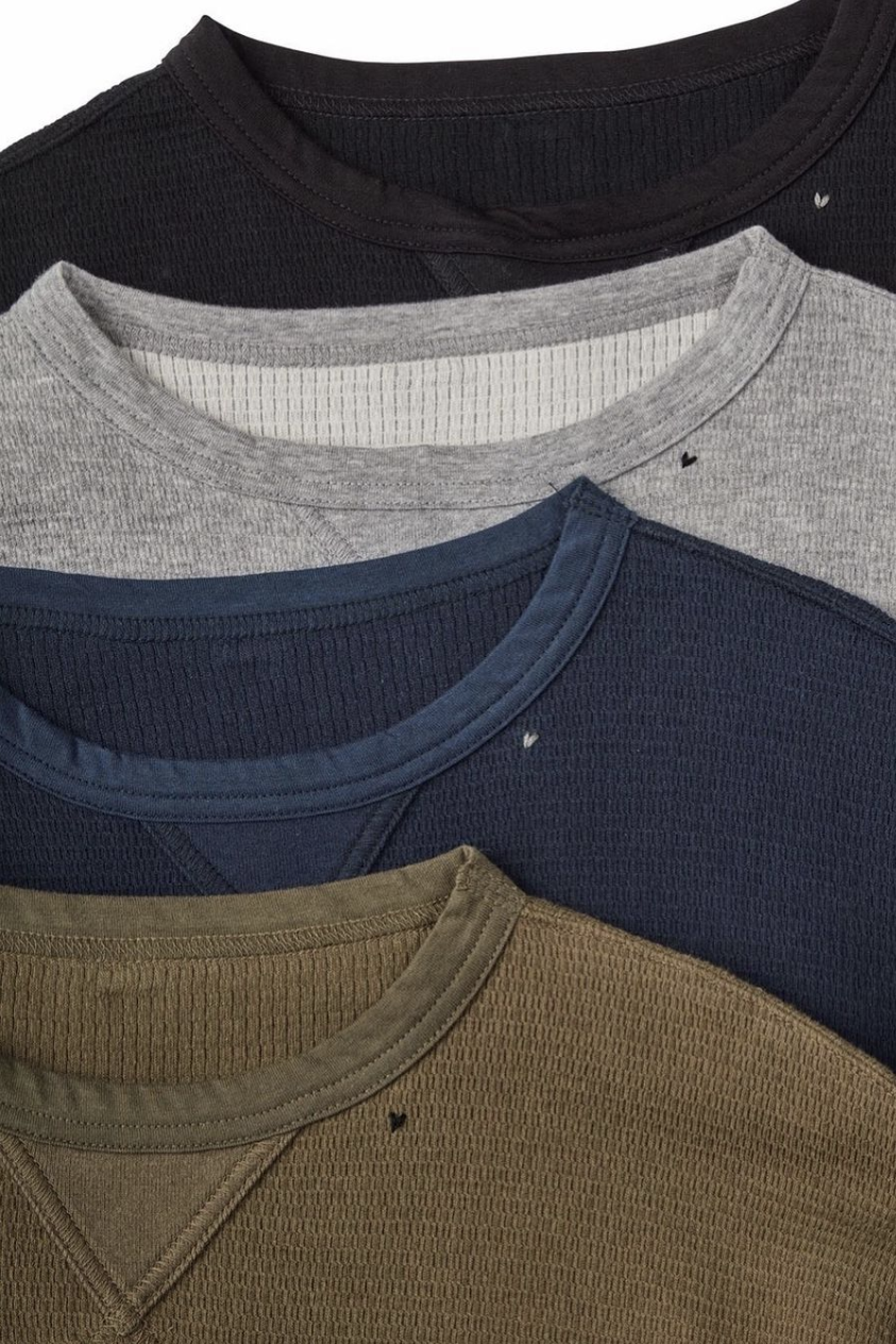 Porter Classic - H/W THERMAL CREWNECK - GRAY