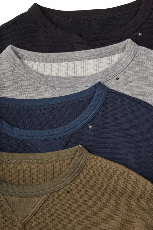 Porter Classic - H/W THERMAL CREWNECK - GRAY