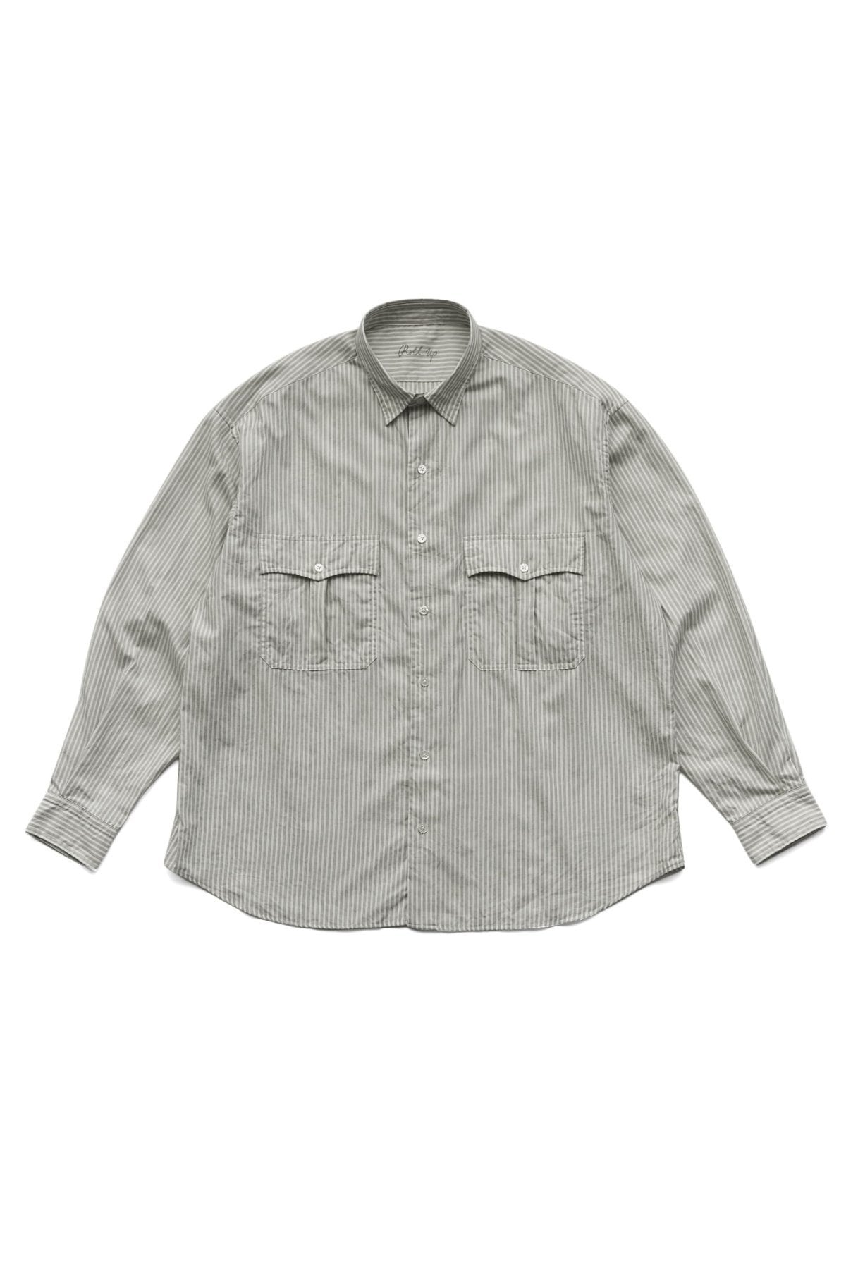 Porter Classic - ROLL UP COTTON CASHMERE SHIRT STRIPE (ALUMO FABRIC) - BEIGE