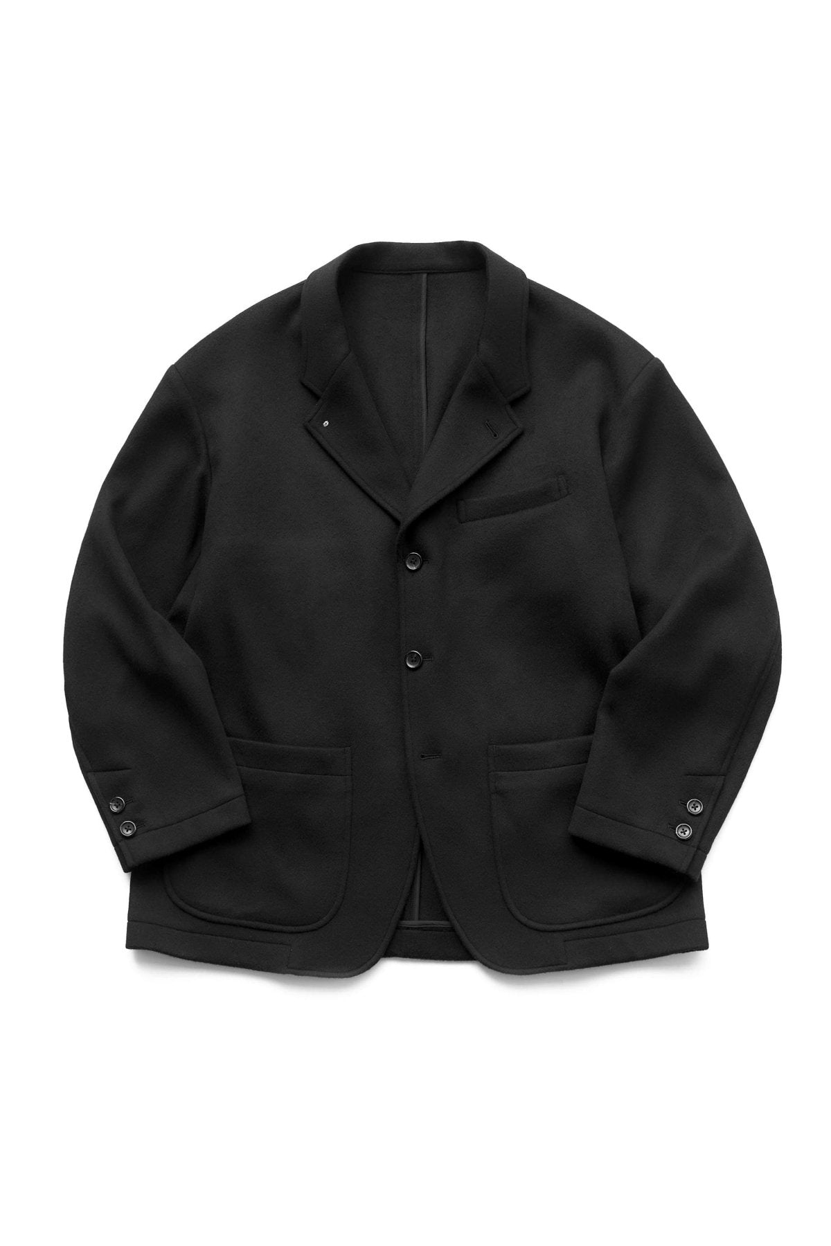 Porter Classic - CASHMERE TAILORED JACKET (BABY CASH) - BLACK