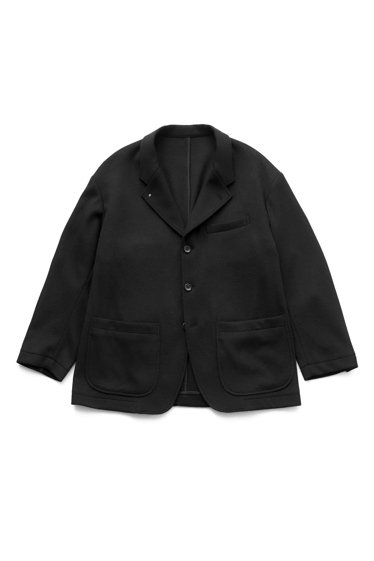 Porter Classic - CASHMERE TAILORED JACKET (BABY CASH) - BLACK