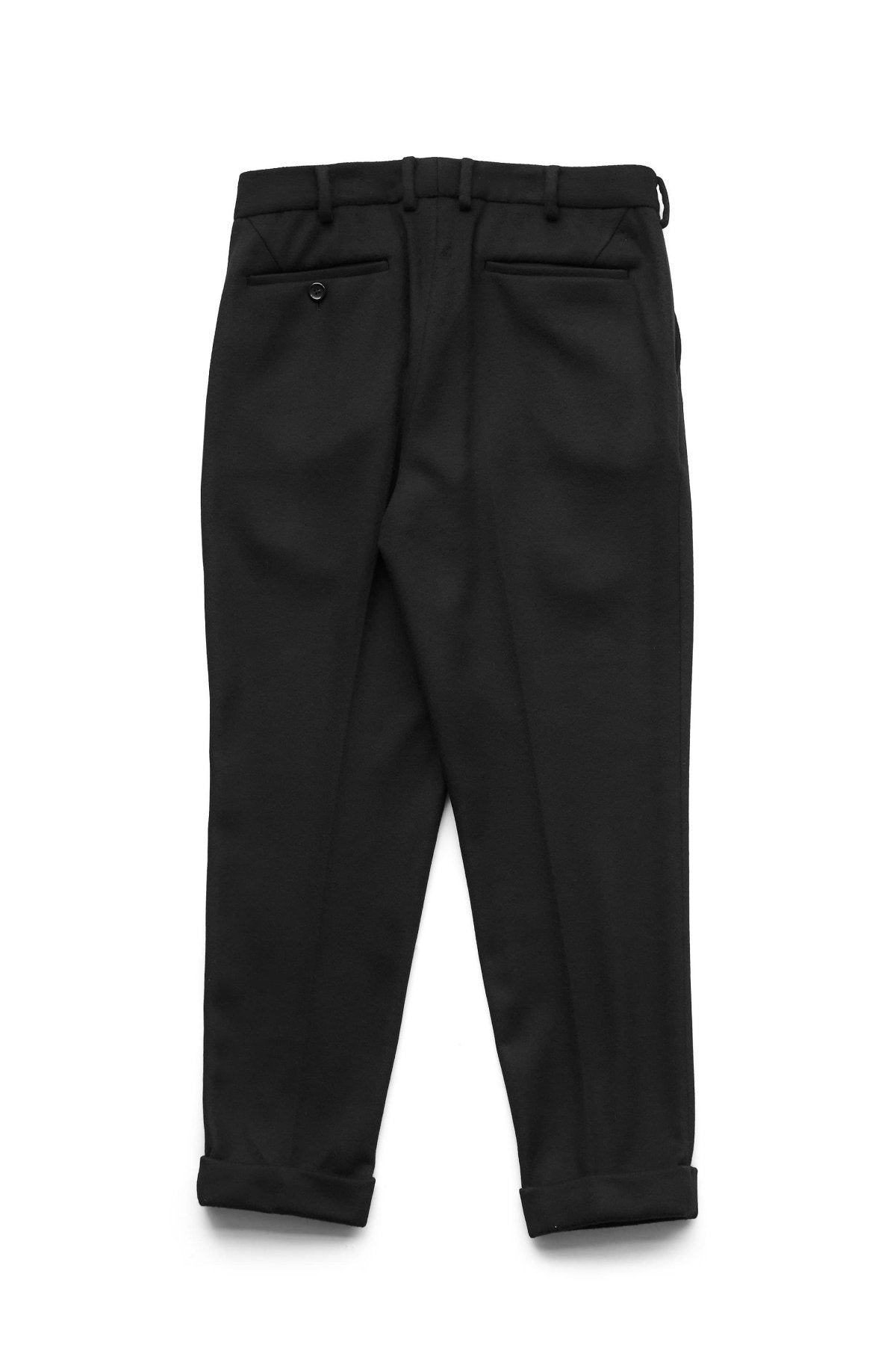 Porter Classic - CASHMERE TAILORED PANTS (BABY CASH) - BLACK