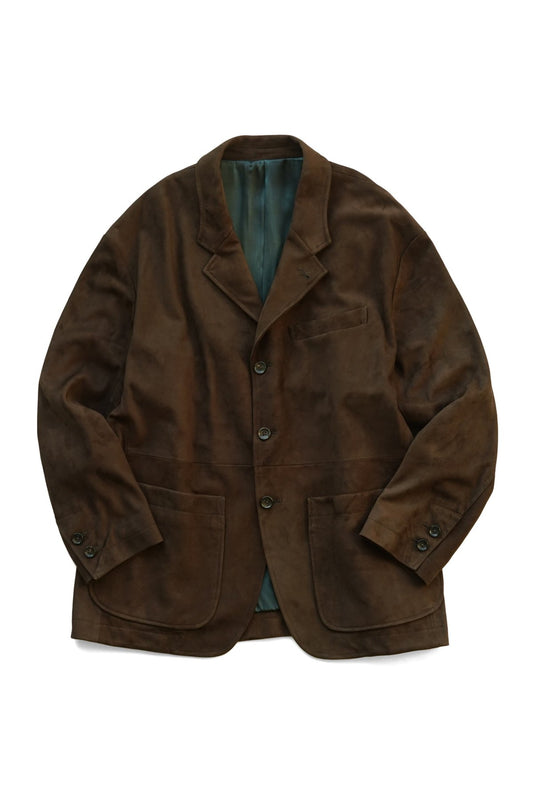 Porter Classic - LEATHER SUEDE JACKET (ENTREFINO) - BROWN