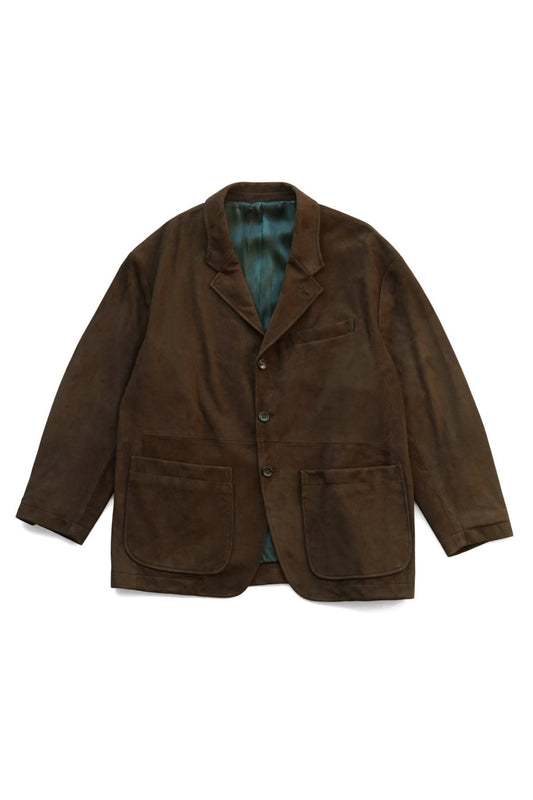 Porter Classic - LEATHER SUEDE JACKET (ENTREFINO) - BROWN