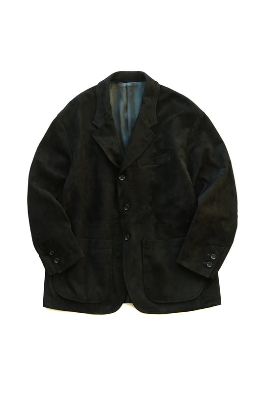 Porter Classic - LEATHER SUEDE JACKET (ENTREFINO) - BLACK