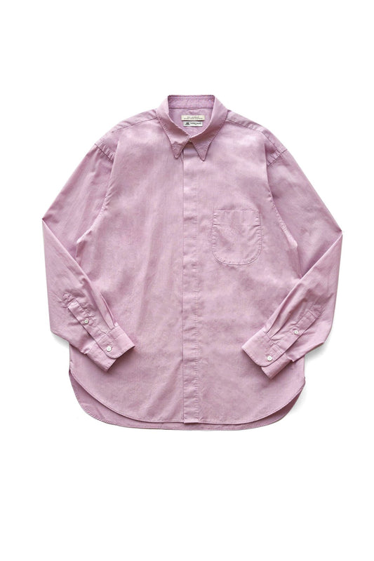 OLD JOE - HIDDEN BUTTON COLLAR SHIRTS - PLUM HAKEME