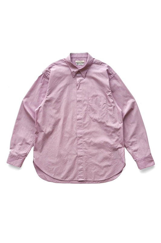 OLD JOE - HIDDEN BUTTON COLLAR SHIRTS - PLUM HAKEME