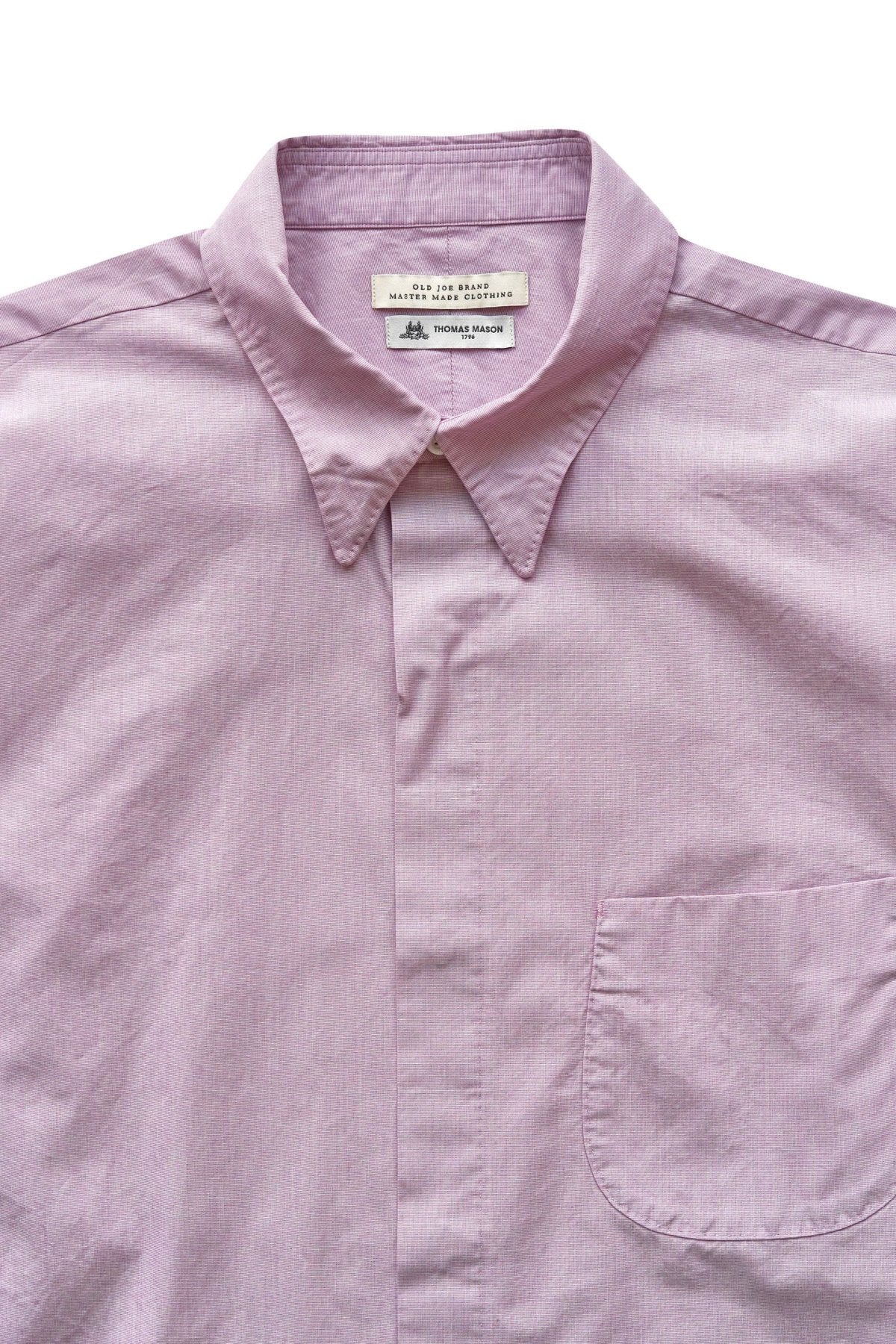 OLD JOE - HIDDEN BUTTON COLLAR SHIRTS - PLUM HAKEME