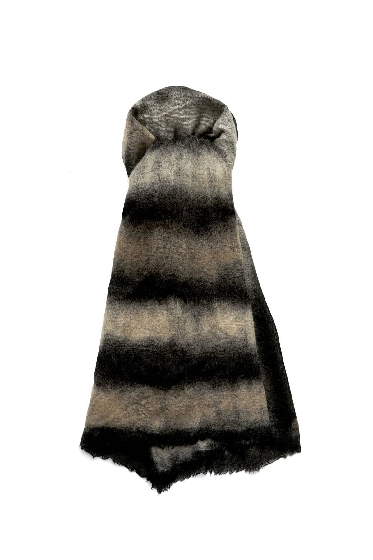 SILVANA MANETTI - CASHMERE STOLE - HERA BLACK/WHITE No.49