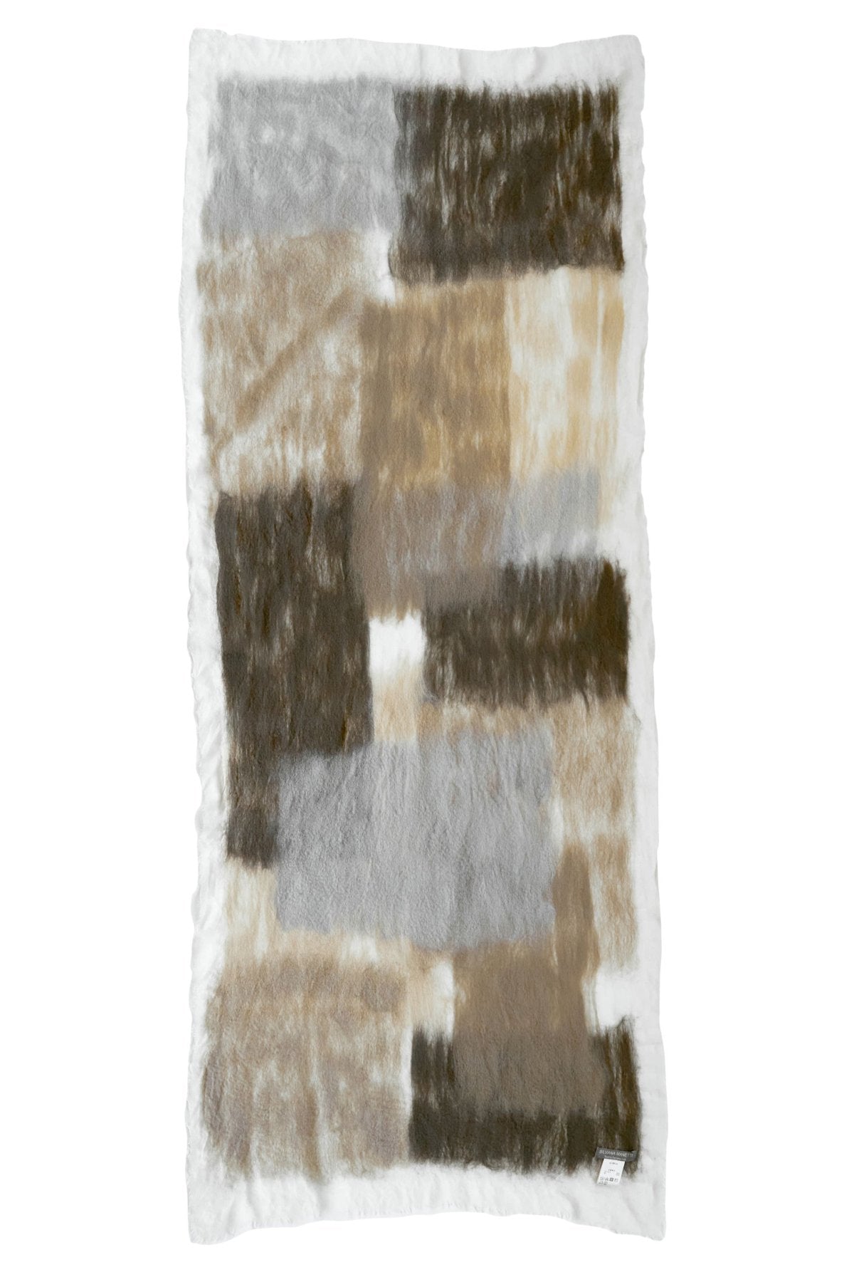 SILVANA MANETTI - CASHMERE WOOL STOLE - OLYMPIA BEIGE/ICE No.59