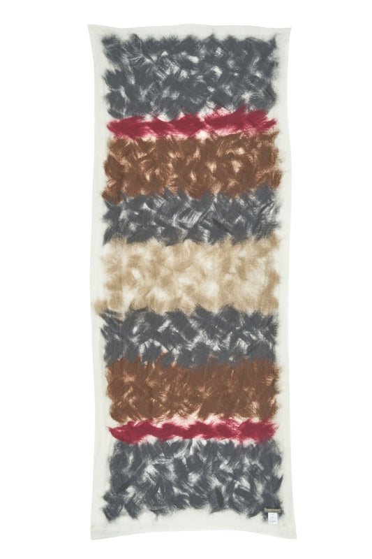 SILVANA MANETTI - CASHMERE WOOL STOLE - ABSTRACT No.63